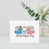 Hark. The Herald Angels Sing Briefkaart (Staand voorkant)
