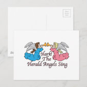 Hark. The Herald Angels Sing Briefkaart (Voorkant / Achterkant)