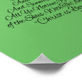 Hark the Herald Angels Sing-kerstboom Poster (Hoek)