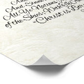 Hark the Herald Angels Sing-kerstboom Poster (Hoek)