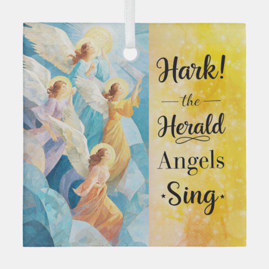 Hark! The Herald Angels Sing Ornament (Voorkant)