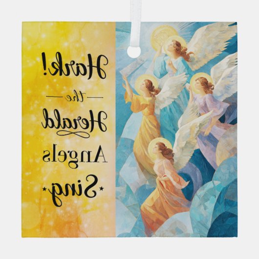 Hark! The Herald Angels Sing Ornament (Achterkant)