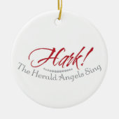 Hark the Herald Angels Sing Ornament (Voorkant)