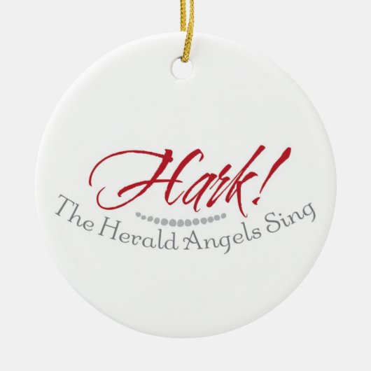 Hark the Herald Angels Sing Ornament (Voorkant)