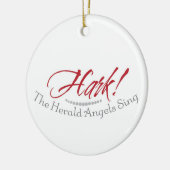 Hark the Herald Angels Sing Ornament (Links)