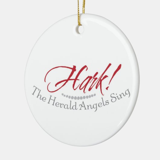 Hark the Herald Angels Sing Ornament (Links)