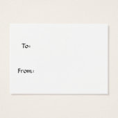 HARK THE HERALD ANGELS ZINGEN HET CADEAU LABEL VISITEKAARTJE (Achterkant)