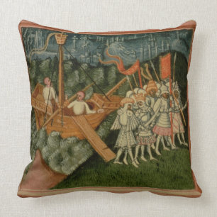 Harl 2278 f.98v The Arrival of King Sweyn and Dani Kussen