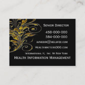 Harleath Elegant Professional Visitekaartje (Achterkant)