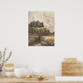 Harlech Castle I, Wales Poster (Keuken)