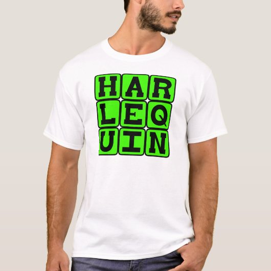 Harlekijn, Clown Figuur T-shirt (Voorkant)