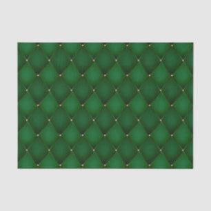 Harlekijn Diamant Emerald Green Decoupage Tissuepapier