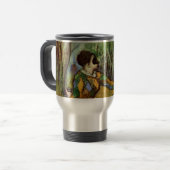 Harlekijn en Columbine door Edgar Degas Reisbeker (Voorkant links)
