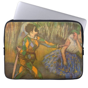 Harlekijn en Columbine van Edgar Degas Laptop Sleeve
