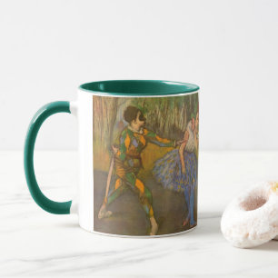 Harlekijn en Columbine van Edgar Degas Mok