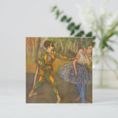 Harlekijn en Columbine van Edgar Degas Vintage Kun (Staand voorkant)