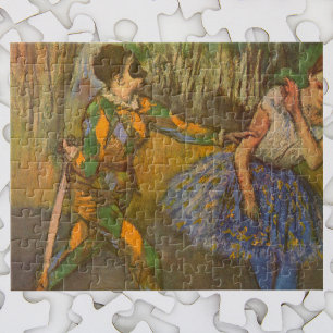 Harlekijn en Columbine van Edgar Degas Vintage Kun Legpuzzel