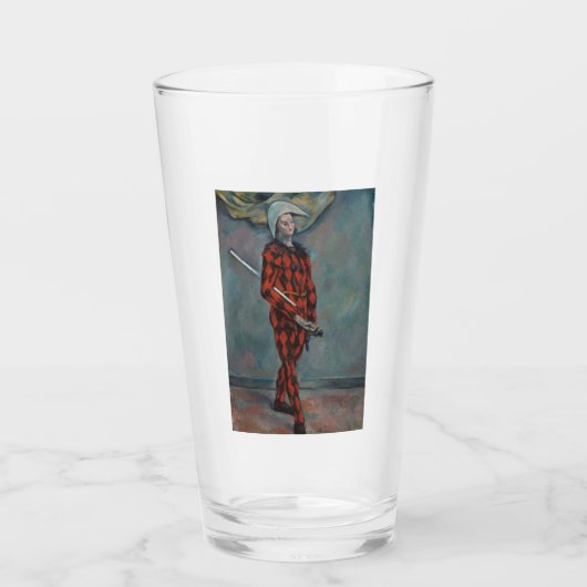 Harlekijn (Joker) (door Paul Cézanne) Glas (Voorkant)