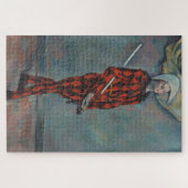 Harlekijn (Joker) (door Paul Cézanne) Legpuzzel (Horizontaal)