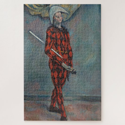 Harlekijn (Joker) (door Paul Cézanne) Legpuzzel (Verticaal)