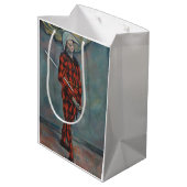 Harlekijn (Joker) (door Paul Cézanne) Medium Cadeauzakje (Achterkant Gekanteld)
