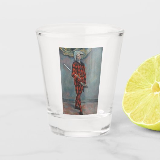 Harlekijn (Joker) (door Paul Cézanne) Shot Glas (Voorkant)