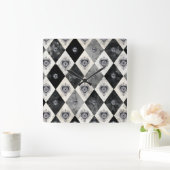 Harlekijn met Wandklok met All-Seeings Eyes (Huis)