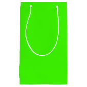 Harlekijn Neon Groen Effen Kleur Klein Cadeauzakje (Voorkant)