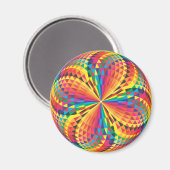 harlekijn, optische illusie magneet (Voorkant / Achterkant)