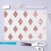 Harlekijn patronen versleten beige witte abstracte tissuepapier (Craft)