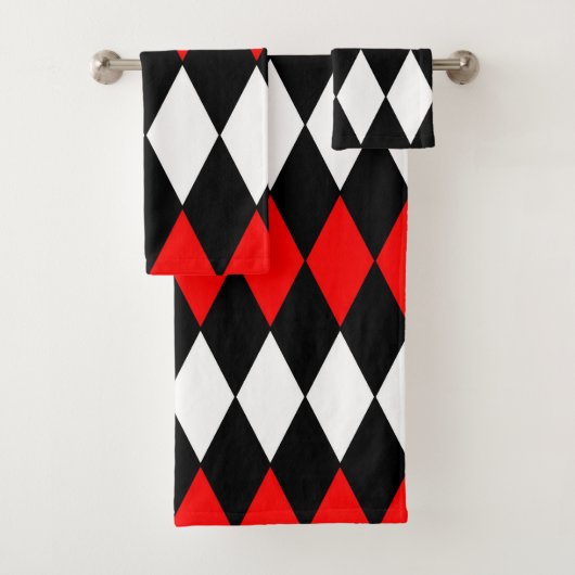 harlekijn rood-wit-blauw bad handdoek (Insitu)