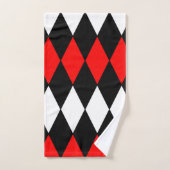harlekijn rood-wit-blauw bad handdoek (Handdoek)