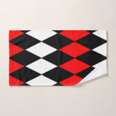 harlekijn rood-wit-blauw bad handdoek (Handdoek)
