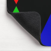 harlekijn trots muismat (Hoek)