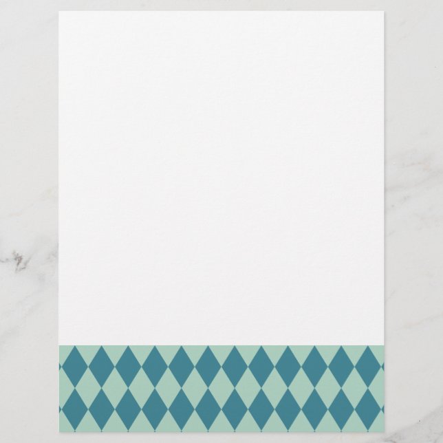 Harlekijn Zeefoam en Blauwgroen (Voorkant)