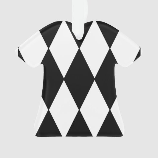 harlekijn zwart en wit ornament (voorkant)