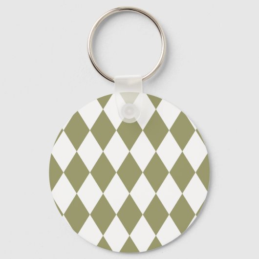 Harlekijnavocado en wit sleutelhanger (Voorkant)