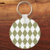 Harlekijnavocado en wit sleutelhanger (Voorkant)