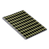 Harlekijnavocado en zwart notitieboek (Rechterzijde)