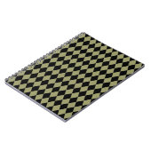 Harlekijnavocado en zwart notitieboek (Linkerzijde)