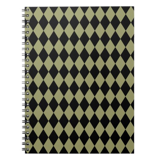Harlekijnavocado en zwart notitieboek (Voorkant)