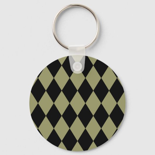 Harlekijnavocado en zwart sleutelhanger (Voorkant)
