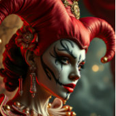 Harlekijnclown-puzzel Legpuzzel