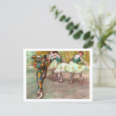 Harlekijndans Ballet Edgar Degas Briefkaart (Staand voorkant)