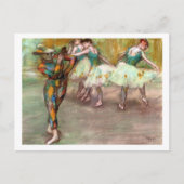 Harlekijndans Ballet Edgar Degas Briefkaart (Voorkant)