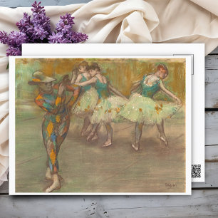 Harlekijndans, Degas impressionist Briefkaart