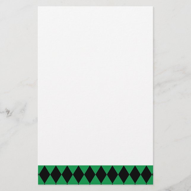 Harlekijngroen en zwart (Voorkant)