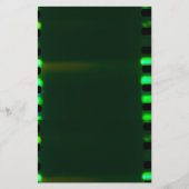 Harlekijngroen gotisch Briefpapier (Voorkant)