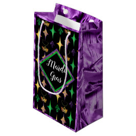 Harlekijnkralen Masker Fleur de Lis Mardi Gras Klein Cadeauzakje