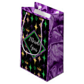 Harlekijnkralen Masker Fleur de Lis Mardi Gras Klein Cadeauzakje (Achterkant Gekanteld)